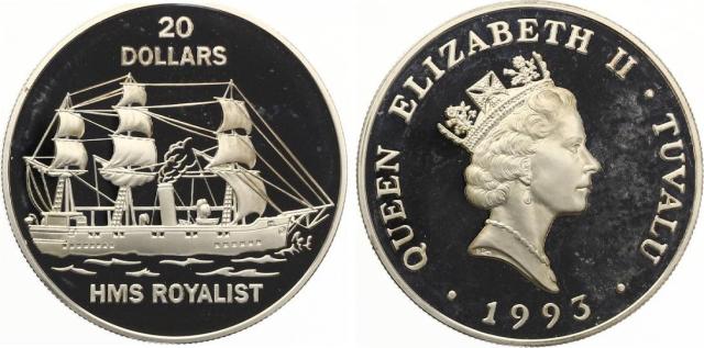 Tuvalu $20 1993-