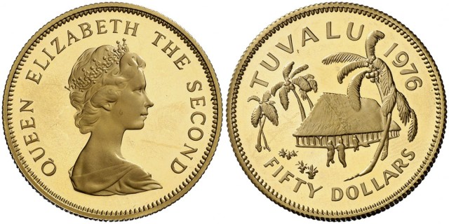 Tuvalu $50 1976