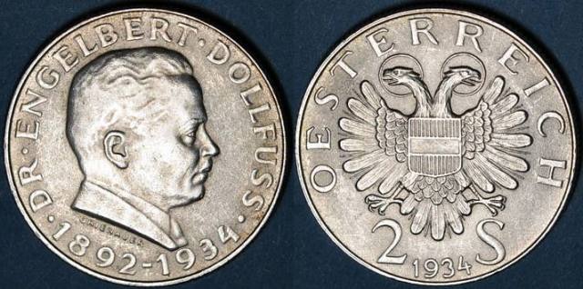 Austria 2 Schilling 1934